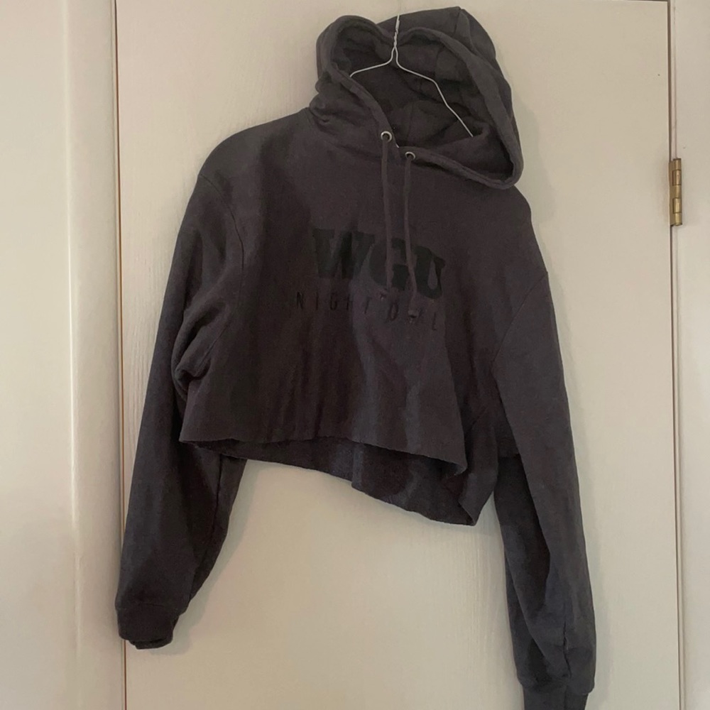 Collegiate Cropped Hoodie